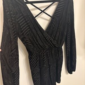 Ecote Black Romper